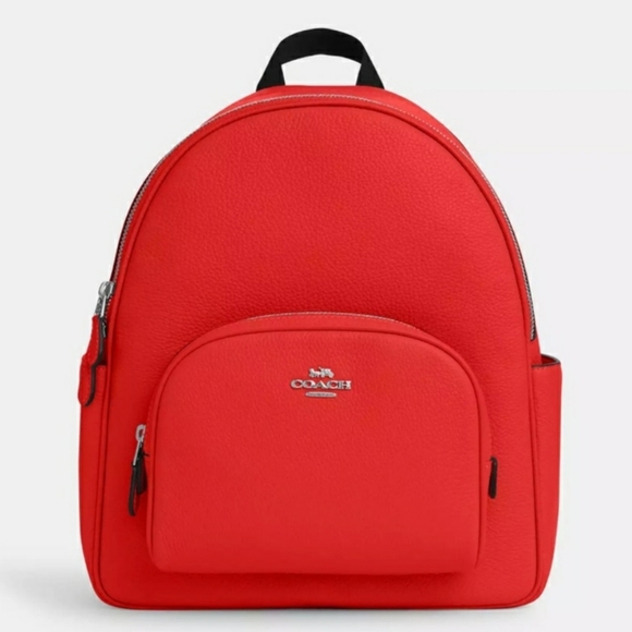 Coach Court backpack Miami red - Picture 1 of 7